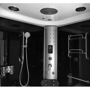 Cabina de baie SPA cu hidromasaj si functie sauna cu aburi, Dimensiune135X135X220CM - Img 5