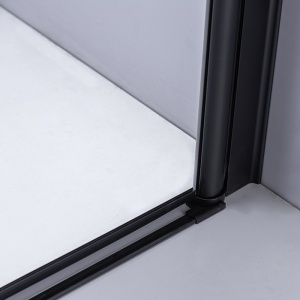 Cabina de dus BS05B Patrata 90x90cm, Design Modern Negru + Cada de dus Riko, Culoare Negru - Img 5