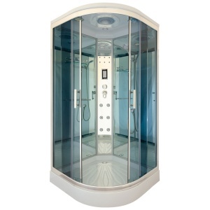 Cabina de dus cu Hidromasaj culoare alb dimensiune 100X100X220CM