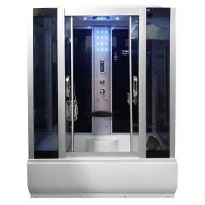 Cabina de dus cu Hidromasaj MO-0611 ,culoare crom. dimensiune 170X90X220CM