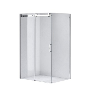 Cabina de dus Dreptunghiulara KZ203B, Design Modern 110x80cm, Culoare Crom