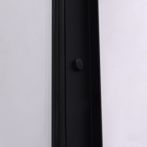 Cabina de dus NOVA Super slim, Dimensiune 90x80cm, Sticla securizata 6mm, Culoare Negru - Img 6