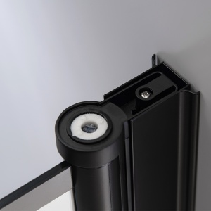 Cabina de dus patrata BS08C, Dimensiune 100x100cm, Culoare Negru - Img 6
