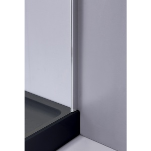 Cabina de dus pentagonala din sticla securizata cu cadita neagra inclusa KZ91B-SXL07B 90 x 90 cm - Img 5