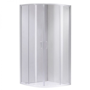 Cabina de dus Semirotunda KZ94D, Dimensiune 70x70cm, Culoare Alb