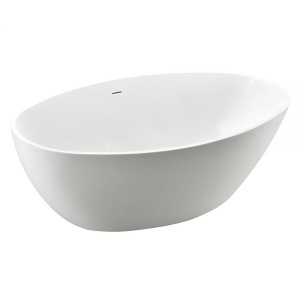 Cada de Baie Freestanding 150x85x60cm ,Design Modern , Culoare Alb