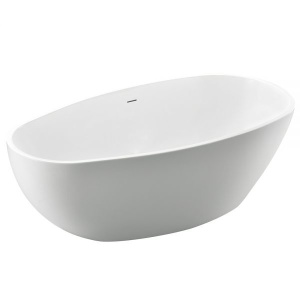 Cada de Baie Freestanding 170x85x58cm, Design Modern , Culoare Alb