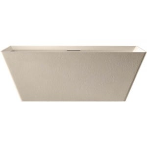 Cada De Baie Freestanding, Design Modern 170x75x60cm, Strat Abraziv , Culoare Bej Deschis