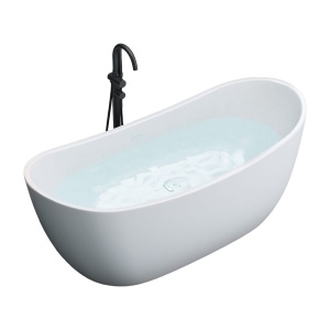 Cada De Baie PRO SONATA 160, Free-Standing, Design Modern, Alba - Img 1