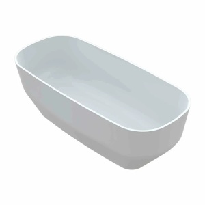 Cada free-standing Vayer Serpens2 165x75 cm, Culoare Alb - Img 1
