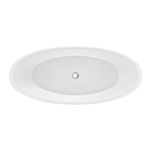 Cada freestanding Florida, Flora 173.5, ovala, cu picioare si instalatie completa, alb - Img 2