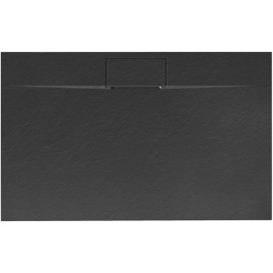 Cadita de dus Bazalt long 80x100 negru - Img 2