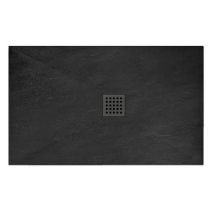 Cadita de dus Black Rock 80x100 - Img 1