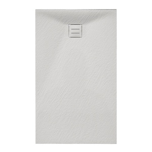 Cadita de dus dreptunghiulara slim finisaj mat RIKO 90 ?? 70 cm alba