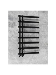 Calorifer de baie Portprosop Tube Black 120x60cm, Culoare Negru - Img 1
