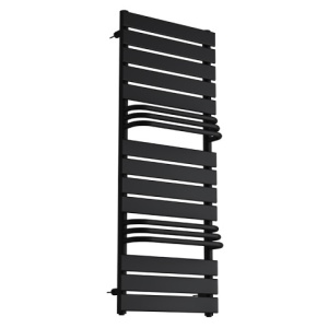 Calorifer vertical Fuego-Blu pentru baie 128x50, negru - Img 7