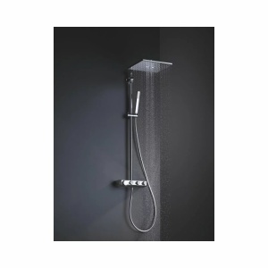 Coloana de dus Grohe Euphoria SmartControl 310 Cube, cu baterie termostatata, crom