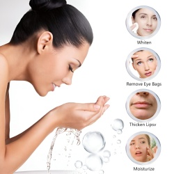 Dispozitiv tip hialuron pen NeoSimply® pentru aplicare acid hialuronic, fara ace, lifting facial, anti aging, marire buze cu 5 ampoule incluse, Gold - Img 6