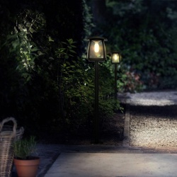Lampa Solara LED Portabila de Exterior, Neosimply Camping, 351 lumeni, 3 Moduri de utilizare, cu senzor de luminozitate, Black - Img 4