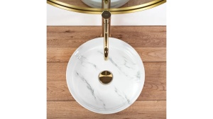Lavoar pe blat REA SAMI NATURE MARBLE - Img 2