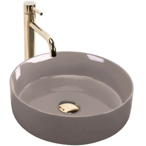 Lavoar pentru blat Rea Sami 36cm, Culoare Beige Shiny
