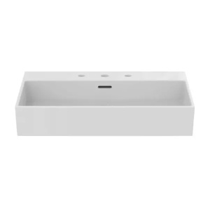 Lavoar suspendat Ideal Standard Atelier Extra alb lucios cu 3 orificii baterie si preaplin 70 cm - Img 2