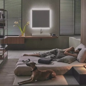 Lavoar suspendat Ideal Standard Atelier Extra alb lucios cu orificiu baterie si preaplin 100 cm - Img 5
