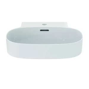 Lavoar suspendat Ideal Standard Atelier Linda-X 50 cm alb lucios cu orificiu baterie si preaplin - Img 3