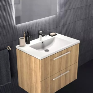 Lavoar suspendat Ideal Standard i.life B alb lucios 81 cm cu orificiu baterie si preaplin - Img 10