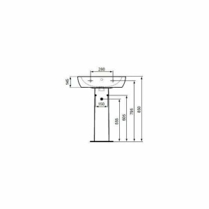Lavoar suspendat Ideal Standard Tempo 55 cm - Img 4