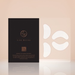 Masca antirid reutilizabila Antiaging REFINE pentru zona ochilor si al gurii, Eye and Smile Pads Anti Wrinkle, din silicon medical, antiinflamator si hidratant - Img 2