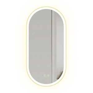 Oglind?? LED OVL 50x100cm, finisaj Gold