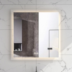 Oglinda Miro 75 LED, 3 culori, dezaburire. 75x75cm - Img 1