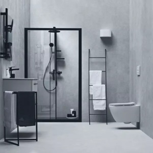 Palarie de dus rotunda din aluminiu Ideal Standard Alu+ negru mat 2 functii - Img 5