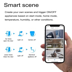 Priza Smart SeveShop®, Wi-Fi, 10A, Monitorizare Consum Energie, Control Vocale prin Amazon Alexa si Google Assistant, Tuya App, Compatibil Android/iOS, Programare si Timer pentru Dispozitive, Control de la Distanta, 220-240V, Alb - Img 5