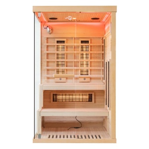 Sauna uscata cu infrarosu si terapie cromatica pentru 2 persoane EP2RS 120 x 120 cm - Img 2
