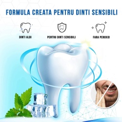 Set Benzi pentru albirea dintilor, Fara peroxid, NeoSimply, 14 plicuri, 65 g - Img 2