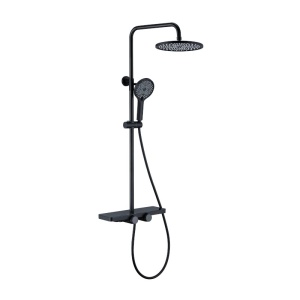 Set de dus F13-BL, Dus cu efect de ploaie, Culoare Negru