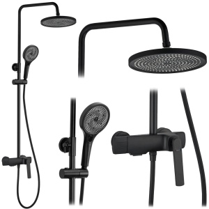 Set dus REA REBEL BLACK MATT