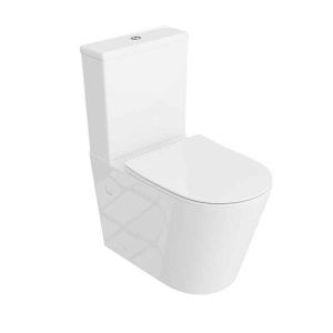 Set WC monobloc cu capac si rezervor alb Spectrum Alfa 2.0 Turbo Flush