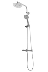 Sistem Complet De Dus Cu Termostat REA BLISS, Montaj Pe Perete, Para Rotunda Tip Ploaie 20 X 20 Cm, 2 Functii , Finisaj Crom - Img 10