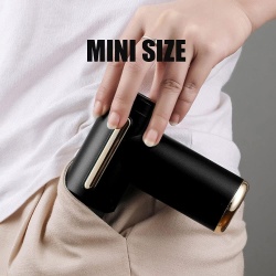 Aparat pentru Masaj Profesional Tip Pistol SeveShop, 4 Capete Interchangeabile, 6 Trepte de Viteza, Motor Silentios, 3200 Percutii, Baterie 1800mAh, Masaj Profund pentru Spate, Umeri, Picioare, Coapse, Abdomen, Design Ergonomic, Negru-Gri - Img 7