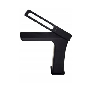Baterie lavoar PRO TREVI Low Black, Montaj pe lavoar, inaltime12 cm, finisaj Negru Mat