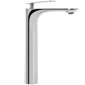 Baterie Lavoar REA BERG CHROME HIGH, Montaj Pe Lavoar, Capat Fix, Monocomanda, Inaltime 29 Cm, Crom - Img 5