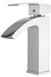Baterie lavoar REA ENZO LOW, Montaj pe blat, inaltime 19 cm, finisaj Crom - Img 2