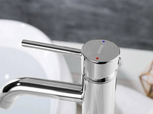 Baterie lavoar REA LUNGO SLIM HIGH, Inaltime 28 cm, Rotire 360, Finisaj Crom - Img 8