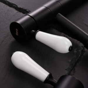 Baterie pentru lavoar Rea Serra Black Mat Low - Img 4