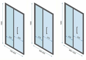 Cabina de dus 80x80x80cm, Rapid Fold, echipata cu 2 pereti si usa pliabila, Auriu - Img 6