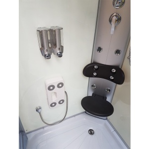 Cabina de dus cu hidromasaj, 100x100 cm, Inaltime 215 cm - Img 8