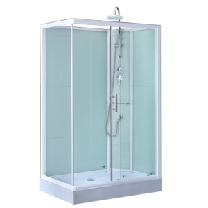 Cabina de dus dreptunghiulara WSH307R , Dimensiune 120x80 cm Cu cadita de dus inclusa, Varianta Dreapta